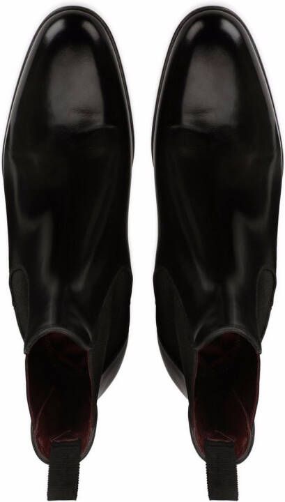 Dolce & Gabbana Chelsea leather boots Black