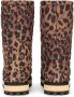 Dolce & Gabbana City leopard-print boots Brown - Thumbnail 3