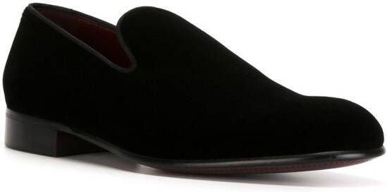 Dolce & Gabbana classic velvet slippers Black