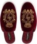 Dolce & Gabbana coat of arms-embroidered slippers - Thumbnail 4