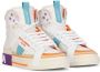 Dolce & Gabbana colour-block panelled high-top sneakers White - Thumbnail 2