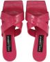 Dolce & Gabbana 3.5 75mm leather mules Pink - Thumbnail 4