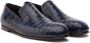 Dolce & Gabbana crocodile-embossed leather loafers Blue - Thumbnail 2
