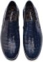 Dolce & Gabbana crocodile-embossed leather loafers Blue - Thumbnail 4