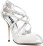 Dolce & Gabbana crossover strappy sandals Silver - Thumbnail 2