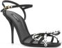 Dolce & Gabbana crystal-embellished buckle-strap sandals Black - Thumbnail 2