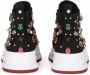 Dolce & Gabbana crystal embellished high-top sneakers Black - Thumbnail 3