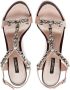 Dolce & Gabbana crystal-embellished Kiera T-strap sandals Pink - Thumbnail 4