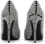 Dolce & Gabbana 105mm rhinestone-embellished satin pumps Black - Thumbnail 3