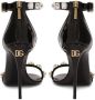 Dolce & Gabbana 105mm rhinestone-embellished leather sandals Black - Thumbnail 3