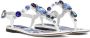 Dolce & Gabbana bejewelled patent leather thong sandals White - Thumbnail 2