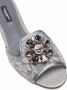 Dolce & Gabbana crystal-embellished lace sandals Grey - Thumbnail 2