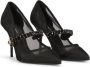 Dolce & Gabbana crystal-strap mesh pumps Black - Thumbnail 2