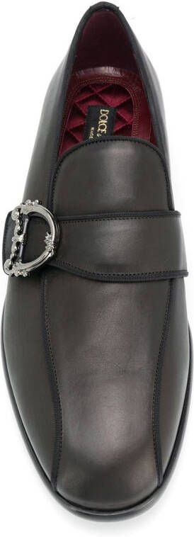 Dolce & Gabbana D buckle loafers Black