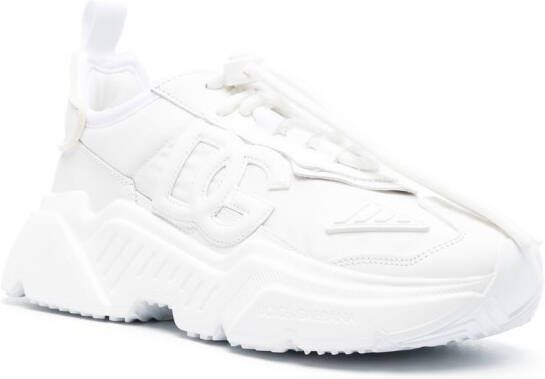 Dolce & Gabbana Daymaster leather sneakers White