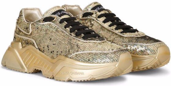 Dolce & Gabbana Daymaster low-top sneakers Gold