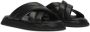 Dolce & Gabbana crossover-strap flat sandals Black - Thumbnail 2