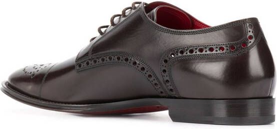 Dolce & Gabbana brogue-detail lace-up shoes Brown
