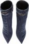 Dolce & Gabbana patchwork-denim ankle boots Blue - Thumbnail 4