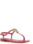 Dolce & Gabbana Devotion leather thong sandals Red - Thumbnail 2