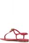 Dolce & Gabbana Devotion leather thong sandals Red - Thumbnail 3