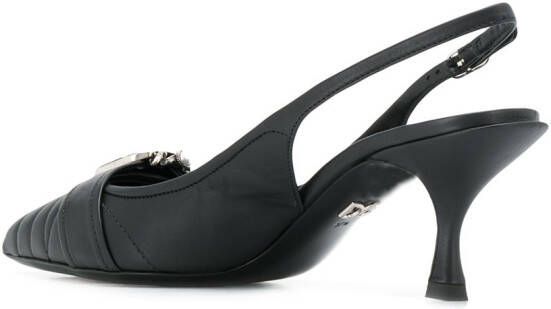 Dolce & Gabbana Devotion matelassé slingback pumps Black