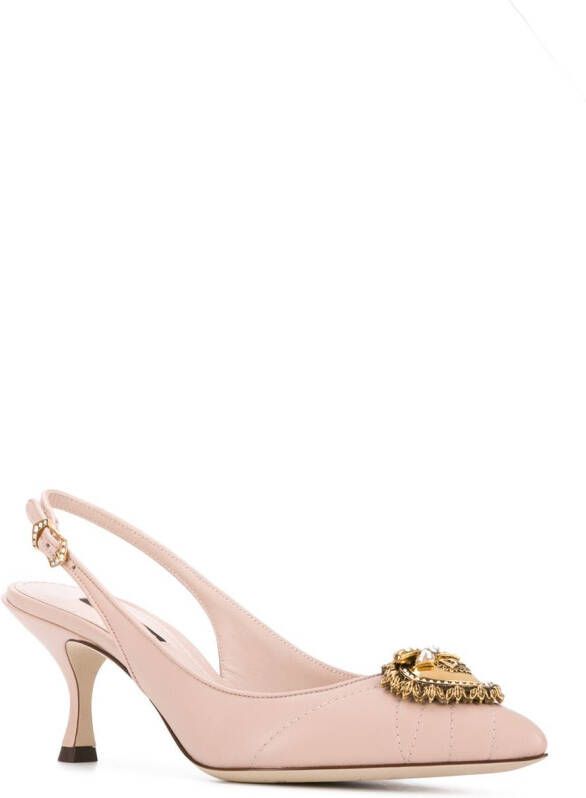 Dolce & Gabbana Devotion slingback pumps Pink