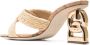 Dolce & Gabbana DG 90mm woven sandals Neutrals - Thumbnail 3