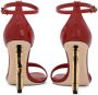 Dolce & Gabbana Baroque DG 105mm leather sandals Red - Thumbnail 3
