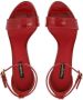 Dolce & Gabbana Baroque DG 105mm leather sandals Red - Thumbnail 4