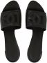 Dolce & Gabbana DG-logo leather sandals Black - Thumbnail 4