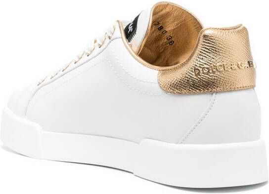 Dolce & Gabbana DG-embellished low-top sneakers White