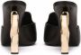 Dolce & Gabbana DG heel leather sandals Black - Thumbnail 3