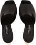 Dolce & Gabbana DG heel leather sandals Black - Thumbnail 4