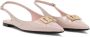 Dolce & Gabbana DG leather slingback ballerina shoes Pink - Thumbnail 2