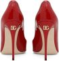 Dolce & Gabbana DG Logo 105mm pointed-toe pumps Red - Thumbnail 2