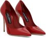 Dolce & Gabbana DG Logo 105mm pointed-toe pumps Red - Thumbnail 3