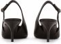 Dolce & Gabbana DG logo leather slingback pumps Black - Thumbnail 3