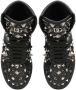 Dolce & Gabbana DG logo studded high-top sneakers Black - Thumbnail 4