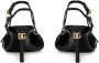 Dolce & Gabbana DG-plaque leather pumps Black - Thumbnail 3