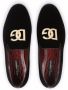 Dolce & Gabbana DG-logo velvet slippers Black - Thumbnail 4
