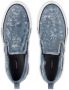 Dolce & Gabbana distressed denim slip-on sneakers Blue - Thumbnail 4