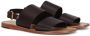 Dolce & Gabbana double-strap leather sandals Black - Thumbnail 2