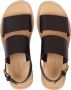Dolce & Gabbana double-strap leather sandals Black - Thumbnail 4