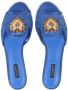Dolce & Gabbana embellished-detail slip-on sandals Blue - Thumbnail 4
