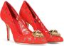 Dolce & Gabbana embellished lace pumps Red - Thumbnail 2