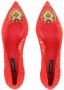Dolce & Gabbana embellished lace pumps Red - Thumbnail 4