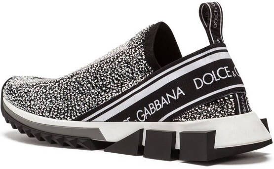 Dolce & Gabbana embellished Sorrento sneakers Black