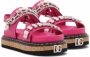 Dolce & Gabbana embellished strap sandals Pink - Thumbnail 2