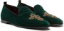 Dolce & Gabbana embellished velvet loafers Green - Thumbnail 2